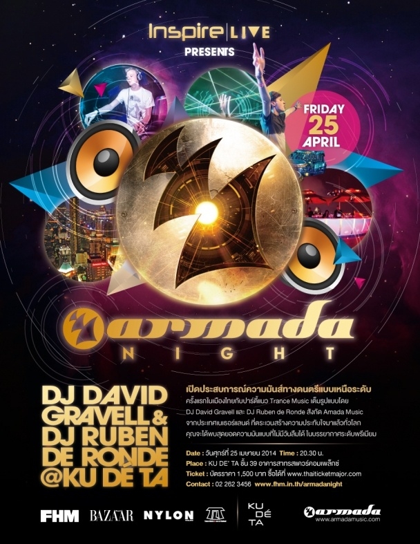 Inspire Live present Armada Night in Bangkok 2014