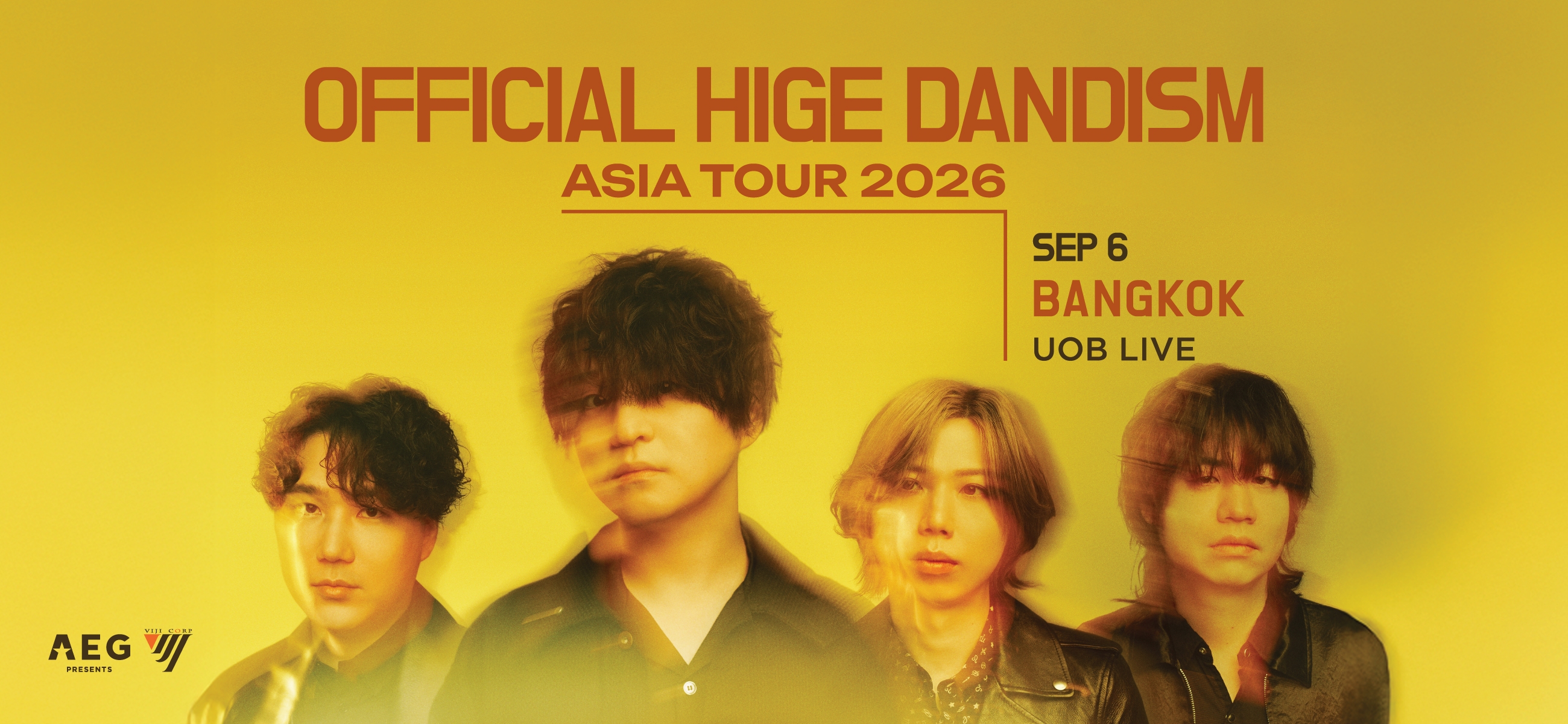 OFFICIAL HIGE DANDISM ASIA TOUR 2026 in BANGKOK